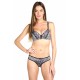 Abire Leopard noir - Ensemble soutien-gorge / string