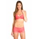 Abeline Corail - Ensemble soutien-gorge / tanga