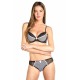 Acia Noir - Ensemble soutien-gorge / tanga