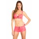 Abla Fushia - Ensemble soutien-gorge / shorty